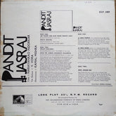 Pandit Jasraj - Raga Pooriya / Raga Shuda-Nat (Vinyl)